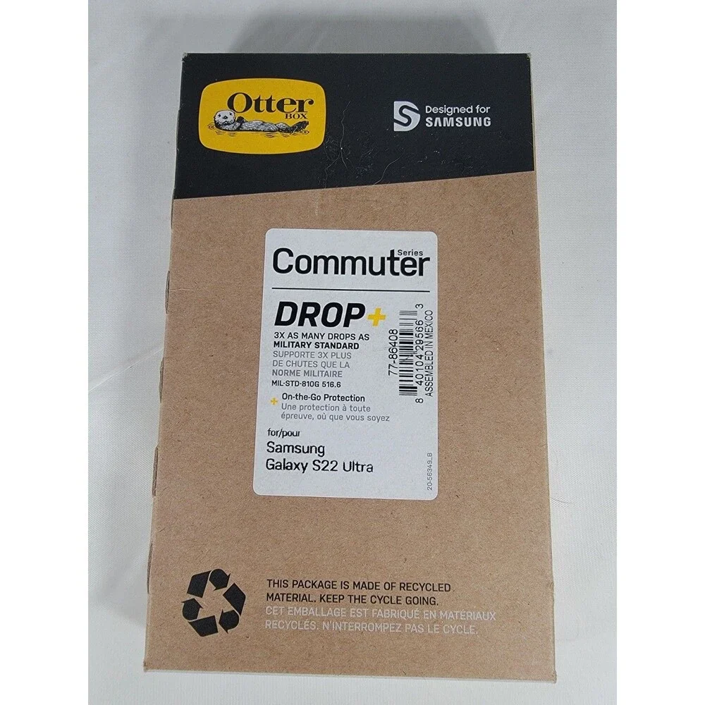 OtterBox Commuter Phone Case For Samsung Galaxy S22 Ultra - Black New Sealed Box